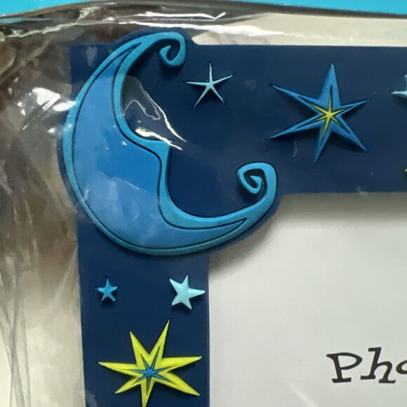 Vintage Capelli Celestial Night 4x6" Rubber Photo Frame Home Decor Accents RARE - Picture 3 of 8